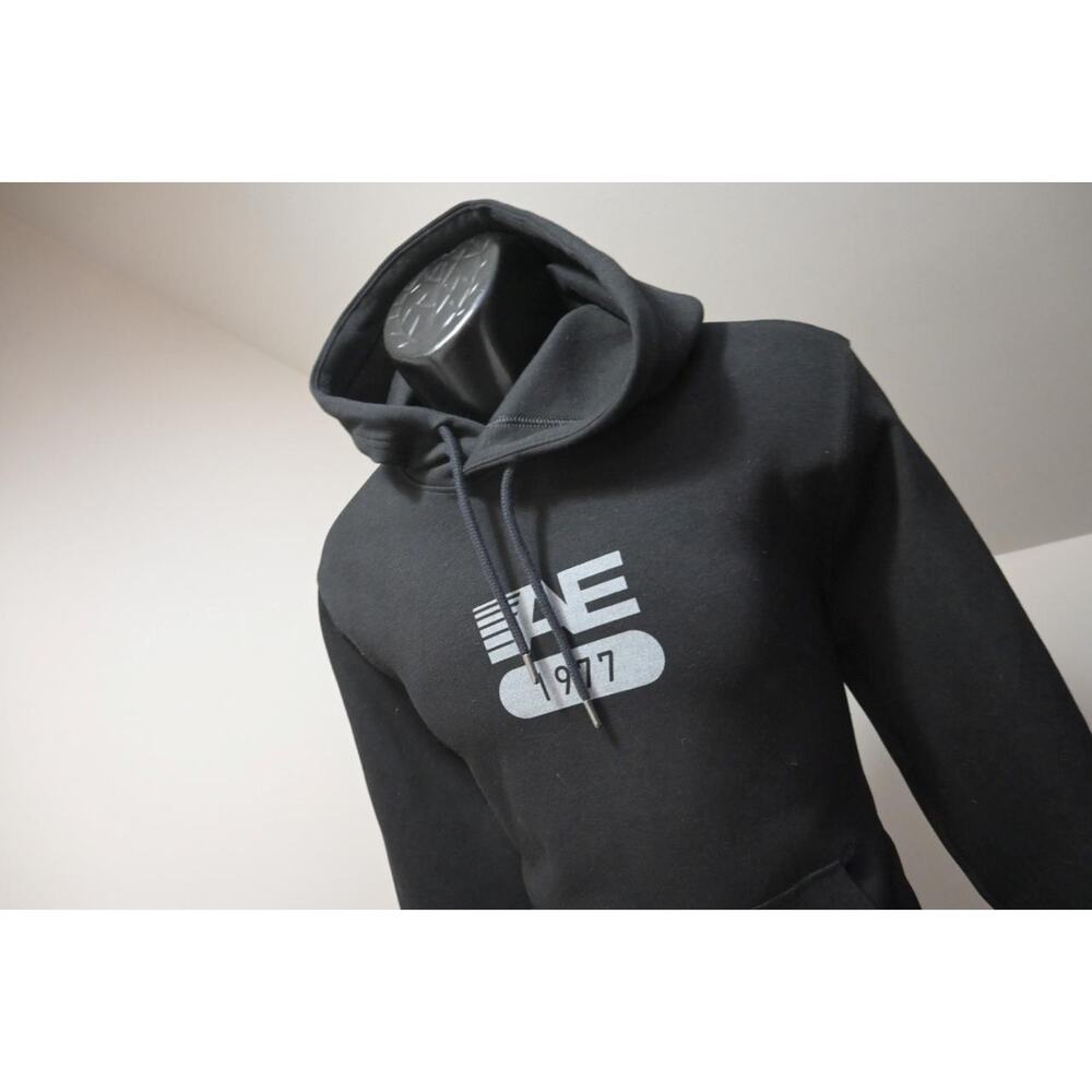 American Eagle Jogger Hoodie Black Athletic Poly-Viscose Stretch Mens Size Small